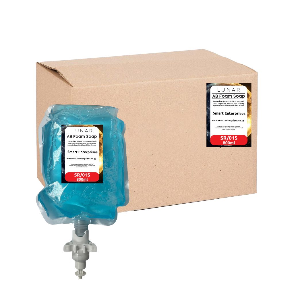 800ml antibacterial foam soap refill sachets bulk box